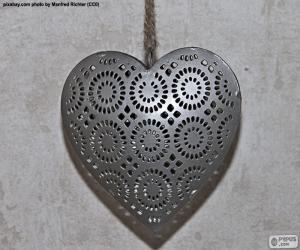 Puzzle Καρδιά από μέταλλο